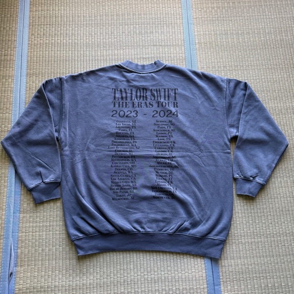 Taylor Swift | The Eras International Tour Washed Blue Hoodie | New - Picture 3 of 6